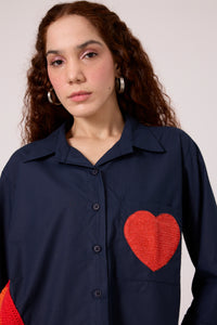 Rainbow Shirt - Navy Blue