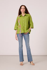 Theo Shirt - Matcha Green