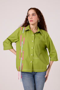 Theo Shirt - Matcha Green