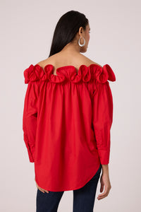 Gia Shirt - Paprika Red