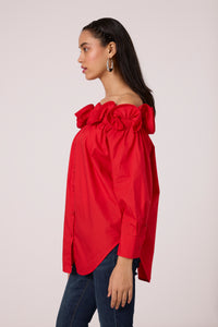 Gia Shirt - Paprika Red