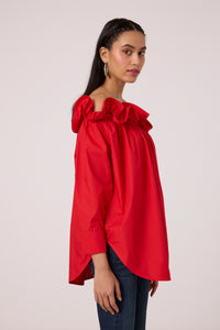 Gia Shirt - Paprika Red