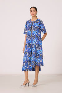 Jace Dress - Blue Floral