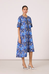 Jace Dress - Blue Floral