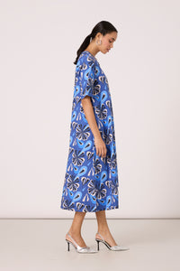 Jace Dress - Blue Floral