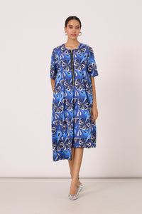 Jace Dress - Blue Floral