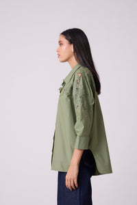 Amaryllis Applique Shirt