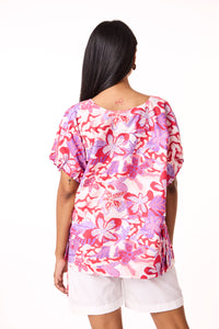 Vega Top - Red Tropical