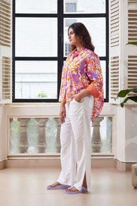 Eva Shirt - Orange Tropical